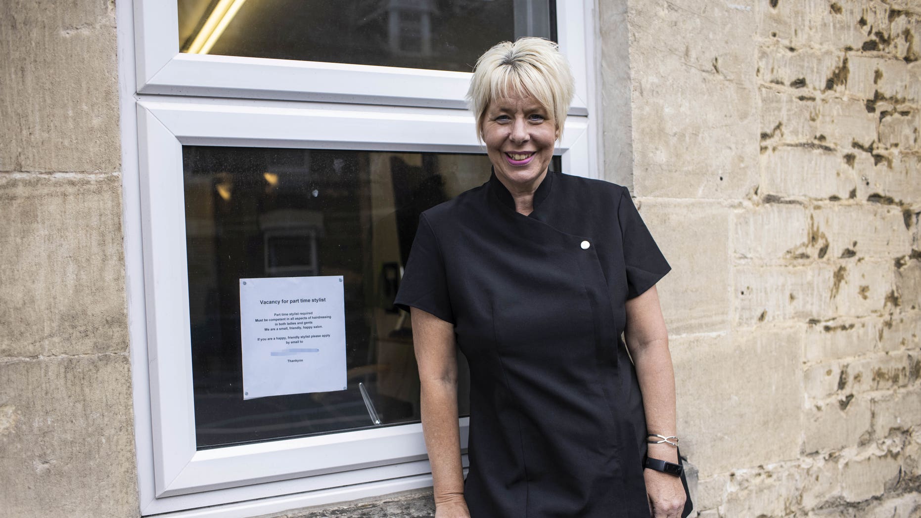Alison Birch listed a job ad looking for a part-time qualified hairdresser at her AJ's Unisex Hair Salon in Stroud, Gloucestershire.