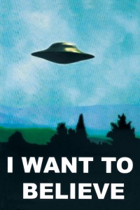 X-Files "I Want to Believe" poster